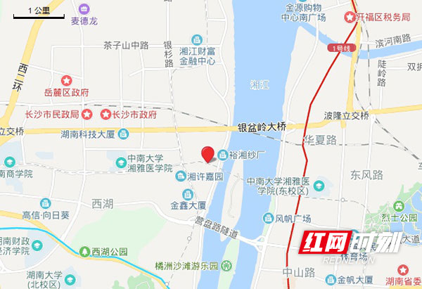 地块位于岳麓区湘岳路以东,桐梓坡路以南(滨江新城f4-b地块[2019]