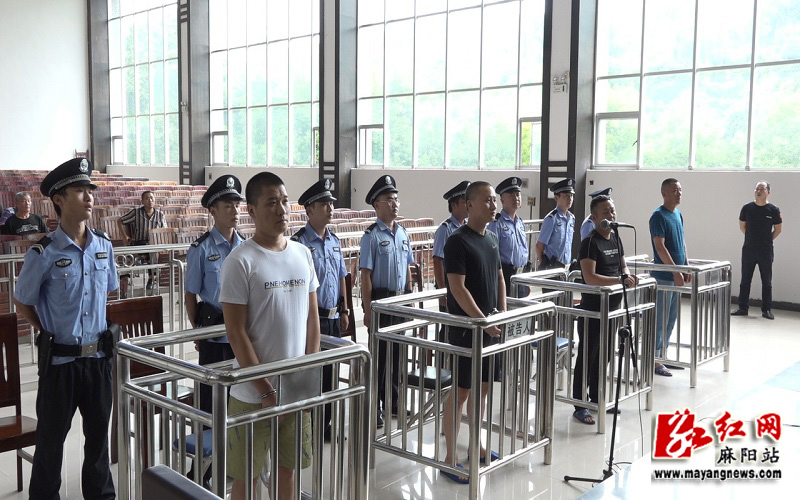 麻阳 法院公开宣判一起恶势力团伙案,4名被告人被判处有期徒刑六个