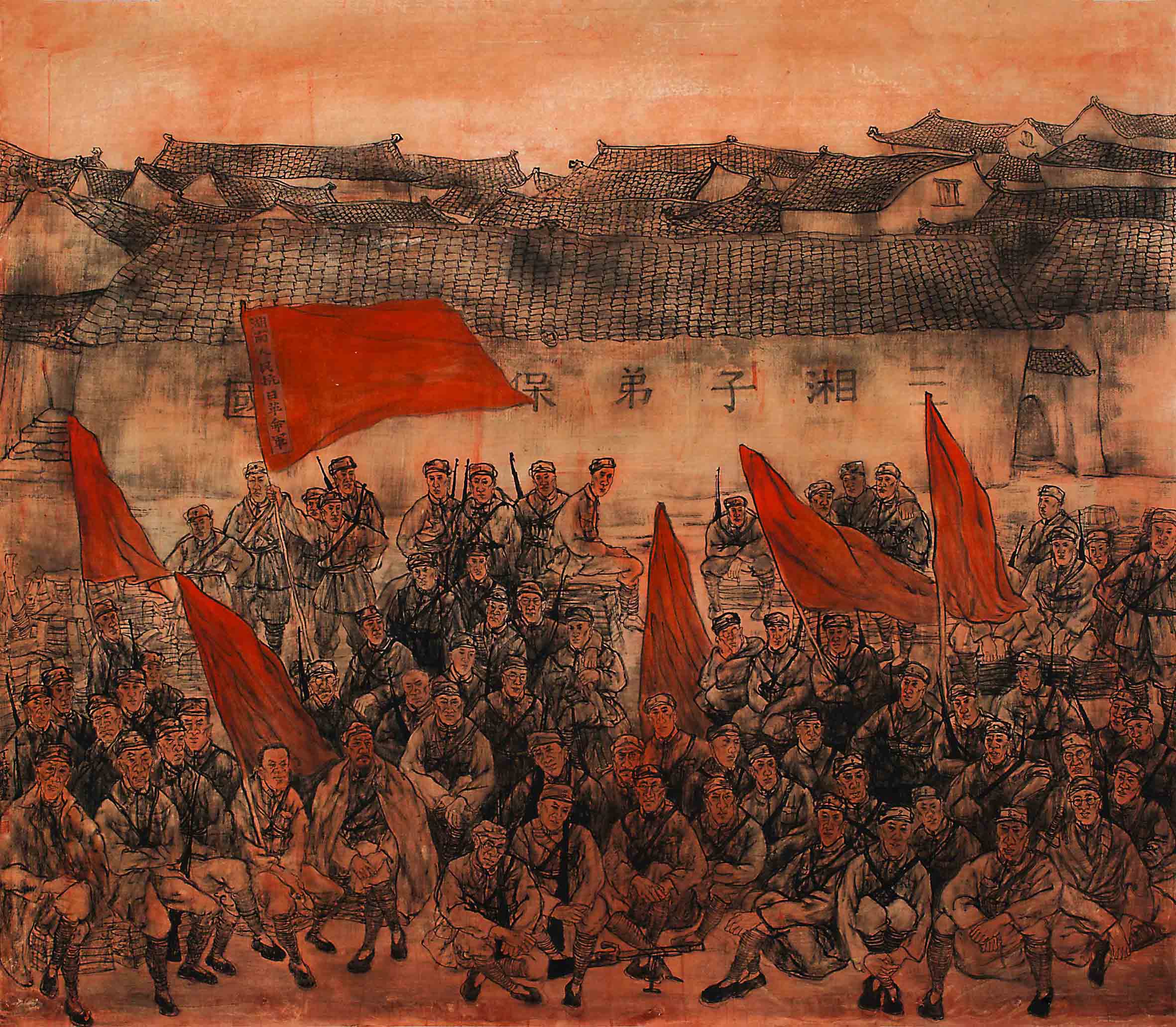 湖南抗日战争纪念馆美术作品展