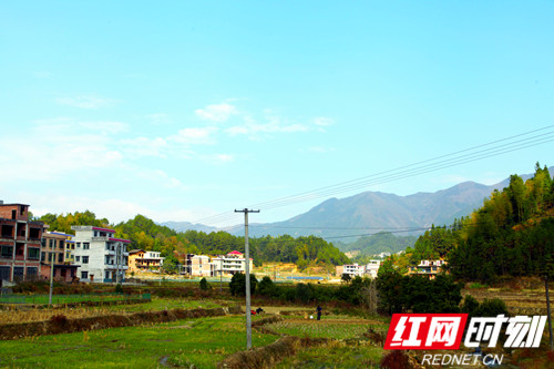 隆回县高平镇中黄信村风光.