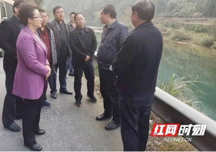 省水利厅厅长颜学毛来湘西州考察大兴寨水库项目