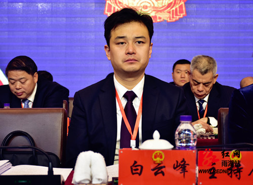 区委书记白云峰主持会议.