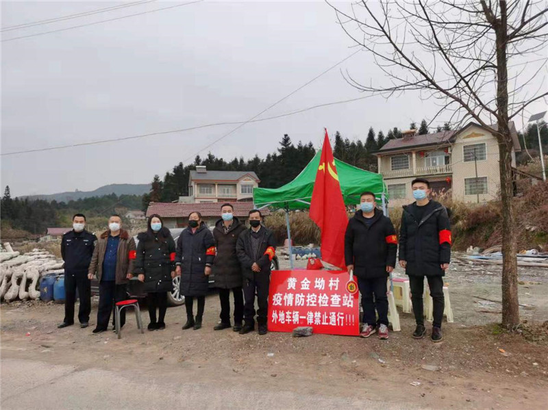 黄金坳镇:积极发挥党组织作用,确保抗疫复工"双战双胜
