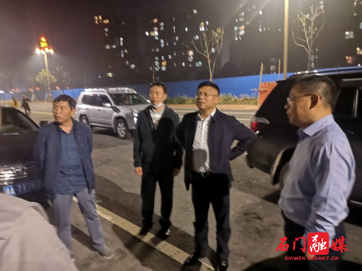 县领导督查防汛工作