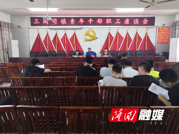 三阁司镇召开青年干部职工座谈会