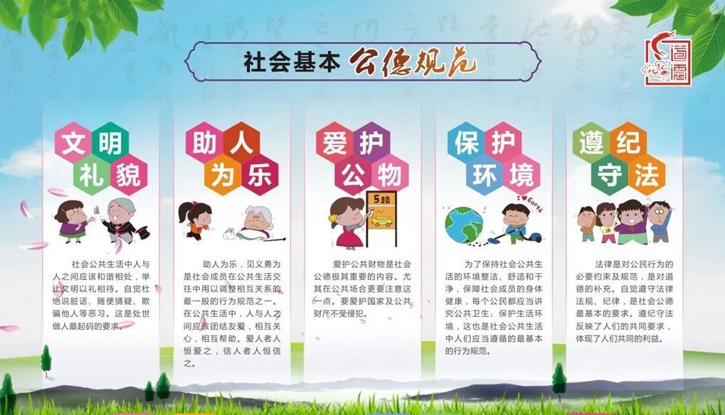 【桃江市民文明公约】第二课:社会公德和职业道德