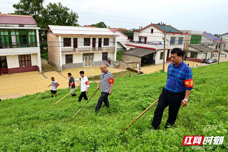 湘阴岭北镇巡堤查险筑牢"四道防线"_区县(市)_岳阳站