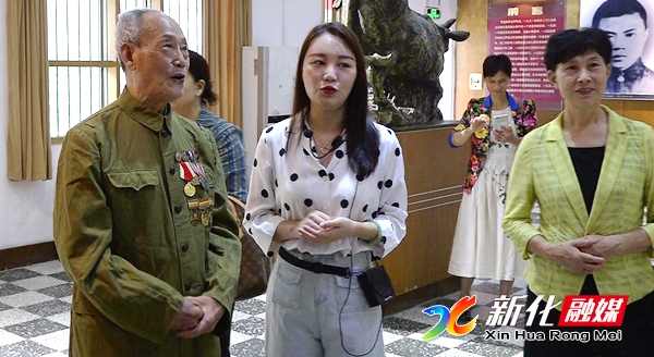 志愿军老兵尚瑞尧参观罗盛教纪念馆缅怀先烈激励后人