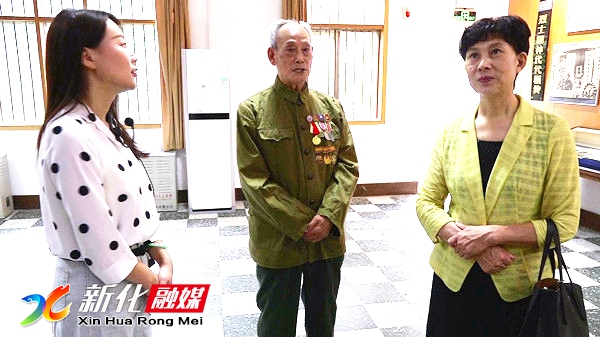 志愿军老兵尚瑞尧参观罗盛教纪念馆缅怀先烈激励后人