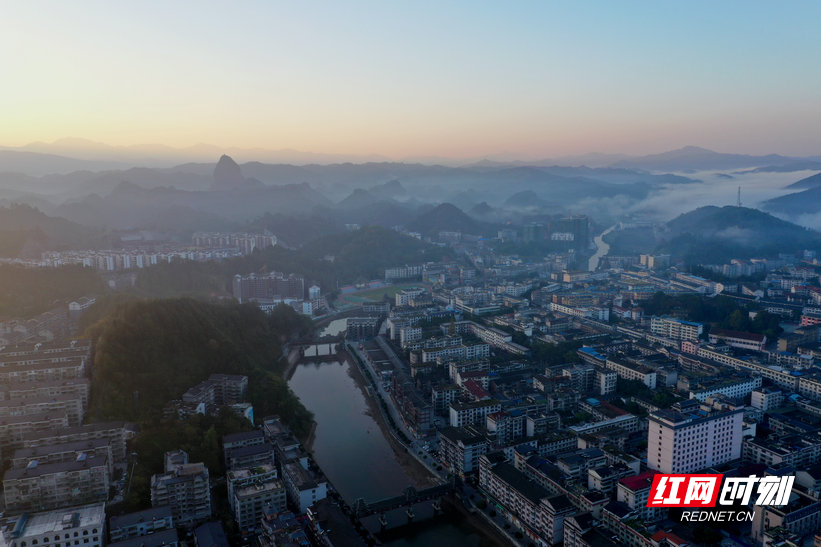 湖南通道:晨曦山城_通道县_湖南频道