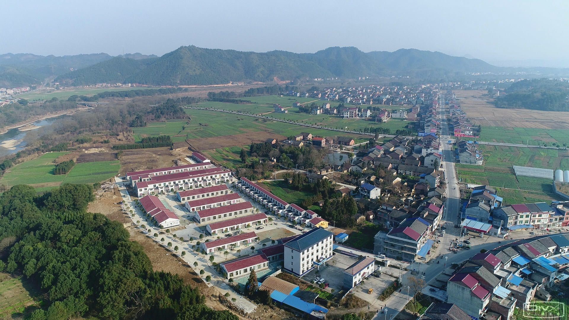 茶陵县湖口镇龙下易地扶贫搬迁集中安置点.