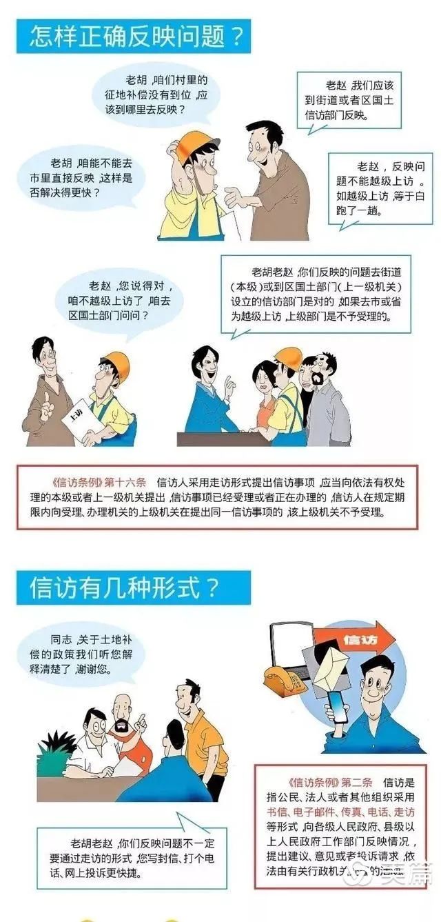 一组漫画带你解读《信访条例》