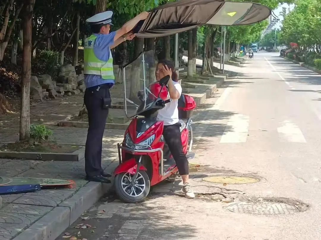 【整治交通顽瘴痼疾】九华交警大队重拳整治电动自行车,摩托车交通