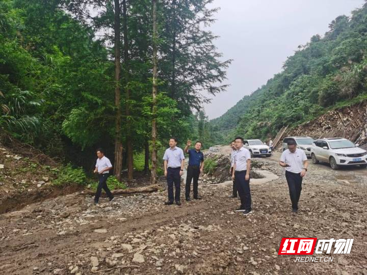 欧兵波一行实地察看了产业扶贫项目粽叶种植基地,腊肉制品生产加工