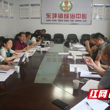 国家发改委调研组一行调研安化东坪镇