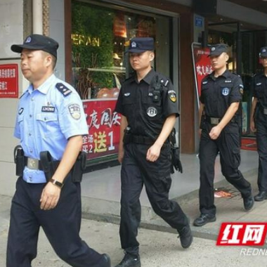 桃江：全警大巡防  织就“平安网”