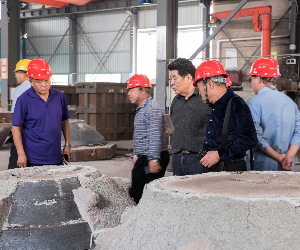 山东省铸造协会代表团来双峰考察铸造行业
