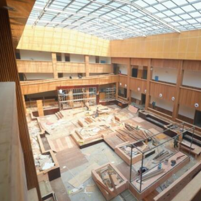 中国（桃江）竹文化博览馆主体工程即将完工