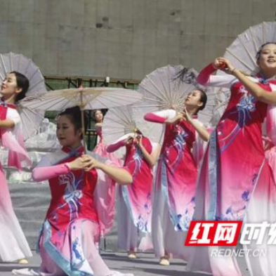 第四届湖南·安化黑茶文化节开幕  益阳高校十八般武艺来助力