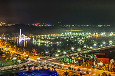 嘉滨湖夜景