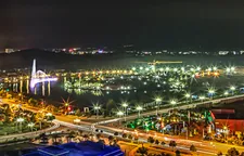 嘉滨湖夜景