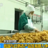 农业农村部：我国与日韩农产品贸易额力争翻番