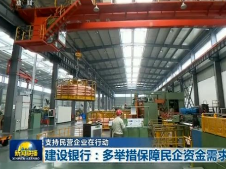 【支持民营企业在行动】建设银行：多举措保障民企资金需求