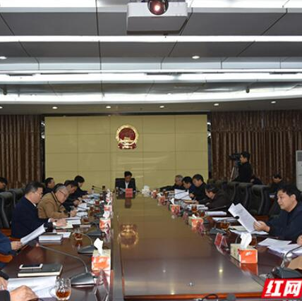 益阳市人民政府第30次常务会议召开