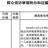 群众信访举报转办和边督边改公开情况一览表（第三十四批  2018年12月3日）