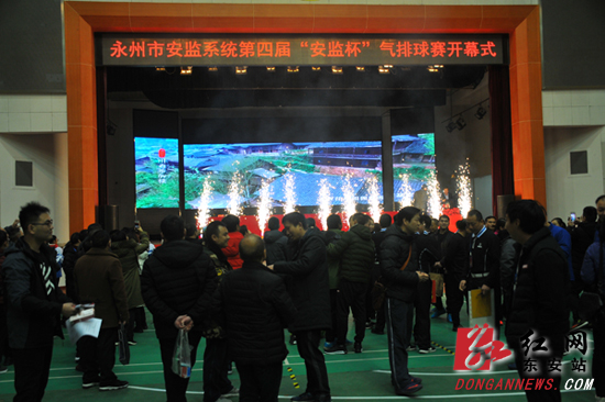 全市安监系统第四届“安监杯”气排球赛在东安举行