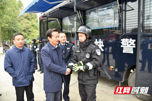 常德"津市快警"正式启动 最快一分钟可到达处警现场