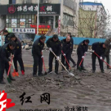 冷水滩：铲雪除冰执勤保安全打响桥面抗寒第一战   