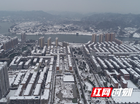 红视频|全程航拍带你领略黔阳雪景