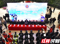 警民牵手共创平安 衡阳公安举行“110宣传日”活动