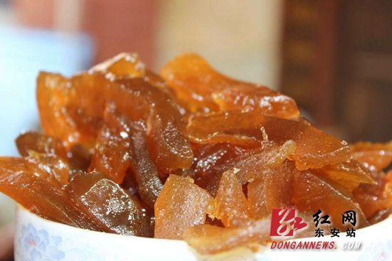 东安：鹿马桥柚子糖成为俏年货