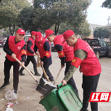 宁乡城管开展大扫除活动 让市民干干净净过新年
