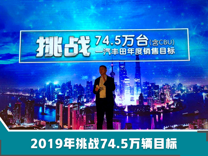 一汽丰田2019年推5款新车 冲击74.5万辆目标-图3