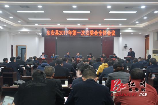 东安县安委会2019年第一次全体会议召开