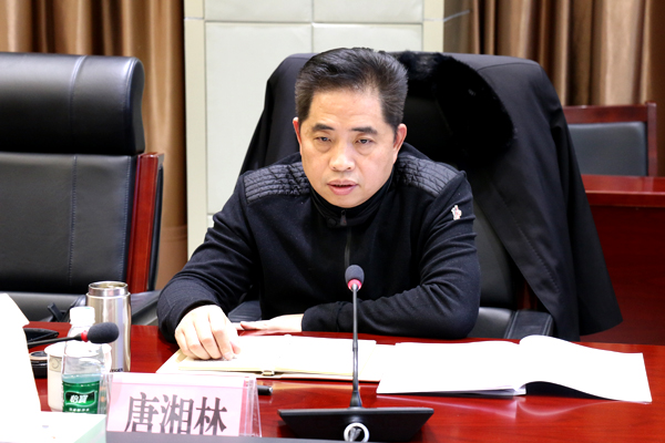 州委副书记,州委宣传部部长唐湘林讲话.