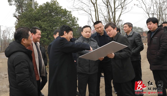 现场办公 推进泷泊国际慢城项目建设