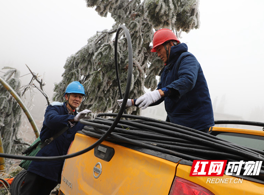 国网新邵县供电公司：齐心协力迎战冰雪保供电