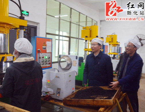 左志锋走访调研园区农业产业企业生产发展工作