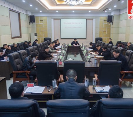 左志锋主持召开政府党组扩大会议和第三次政府常务会议