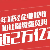 定了！今年减轻企业税收和社保缴费负担近2万亿元