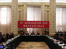 湖南代表团举行第四次全体会议并向中外媒体开放