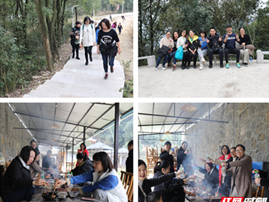慈利消防大队组织开展“三八”妇女节登山烧烤活动