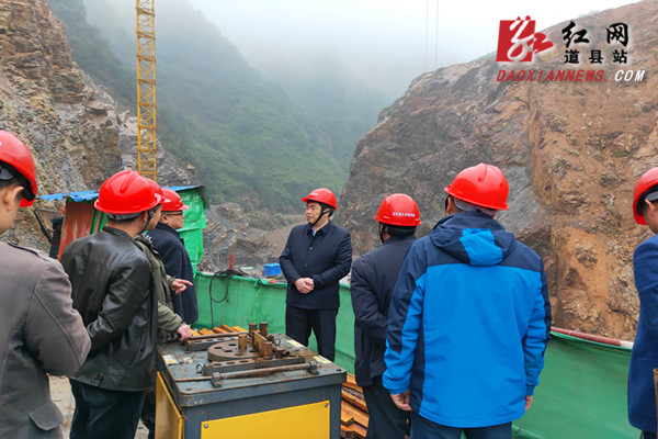 李天明深入道县部分乡镇和重点工程指导防汛工作