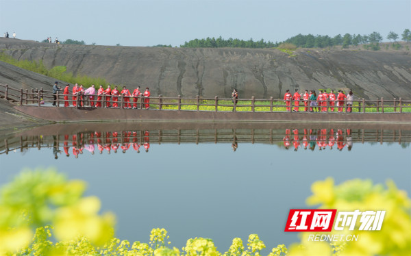 遺產·安仁趕分社暨第十一屆油菜花節開幕式在渡口丹霞山風景區舉行