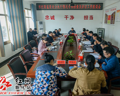 娄底市纪委监委来新化专项检查处分执行情况