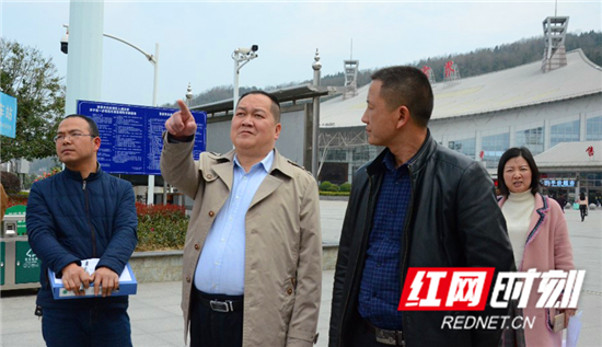 向慈庸督查永定区创建湖南省文明城市（区）工作